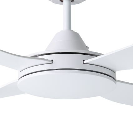 Eglo - Ventilador de techo 52W/230V + mando a distancia blanco