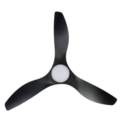 Eglo - Ventilador de techo LED 20W/230V 3000/4000/5000K Ø 132 cm negro + mando a distancia