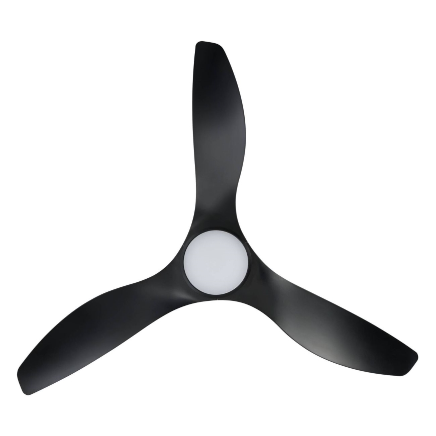 Eglo - Ventilador de techo LED 20W/230V 3000/4000/5000K Ø 132 cm negro + mando a distancia