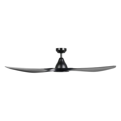 Eglo - Ventilador de techo LED 20W/230V 3000/4000/5000K Ø 132 cm negro + mando a distancia
