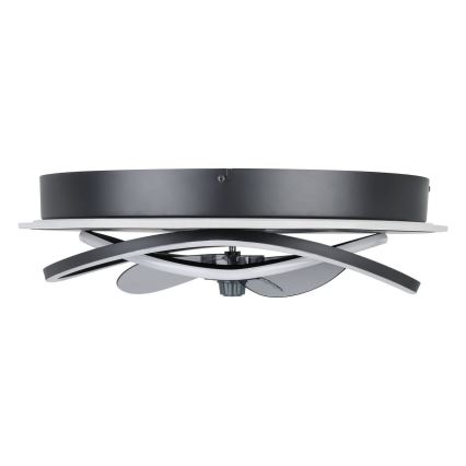 Eglo - Ventilador de techo LED regulable 4xLED/9W/230V 2700-6500K Ø 50 cm negro + mando a distancia