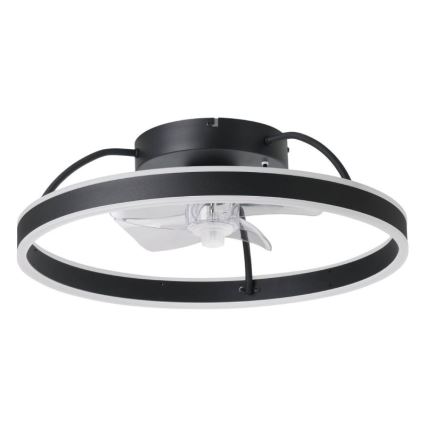 Eglo - Ventilador de techo LED RGBW regulable LED/36W/230V 3000-6500K Ø 50 cm negro + mando a distancia