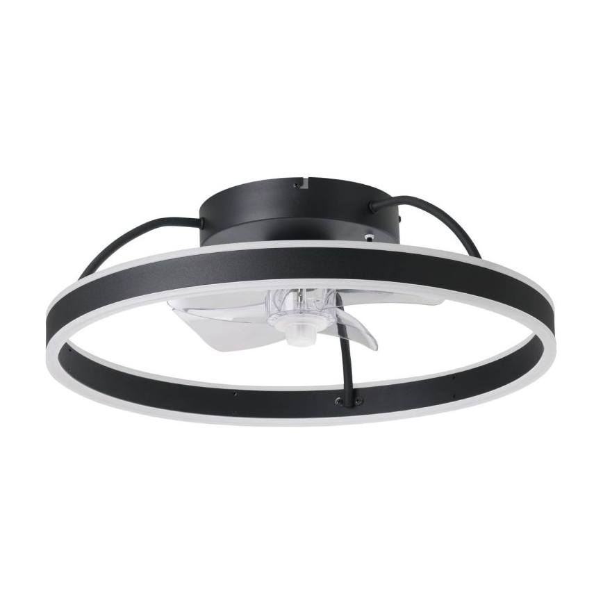 Eglo - Ventilador de techo LED RGBW regulable LED/36W/230V 3000-6500K Ø 50 cm negro + mando a distancia
