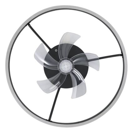 Eglo - Ventilador de techo LED RGBW regulable LED/36W/230V 3000-6500K Ø 50 cm negro + mando a distancia