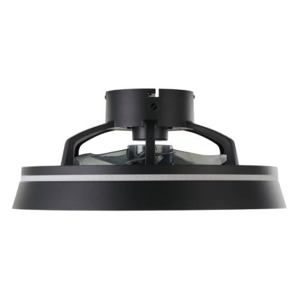 Eglo - Ventilador de techo LED RGBW regulable 3xLED/8,5W/230V + LED/6W 2700-6500K Ø 48 cm negro + mando a distancia