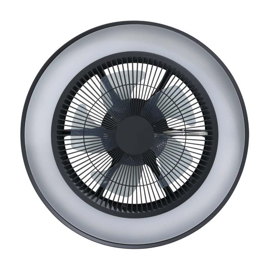 Eglo - Ventilador de techo LED RGBW regulable 3xLED/8,5W/230V + LED/6W 2700-6500K Ø 48 cm negro + mando a distancia