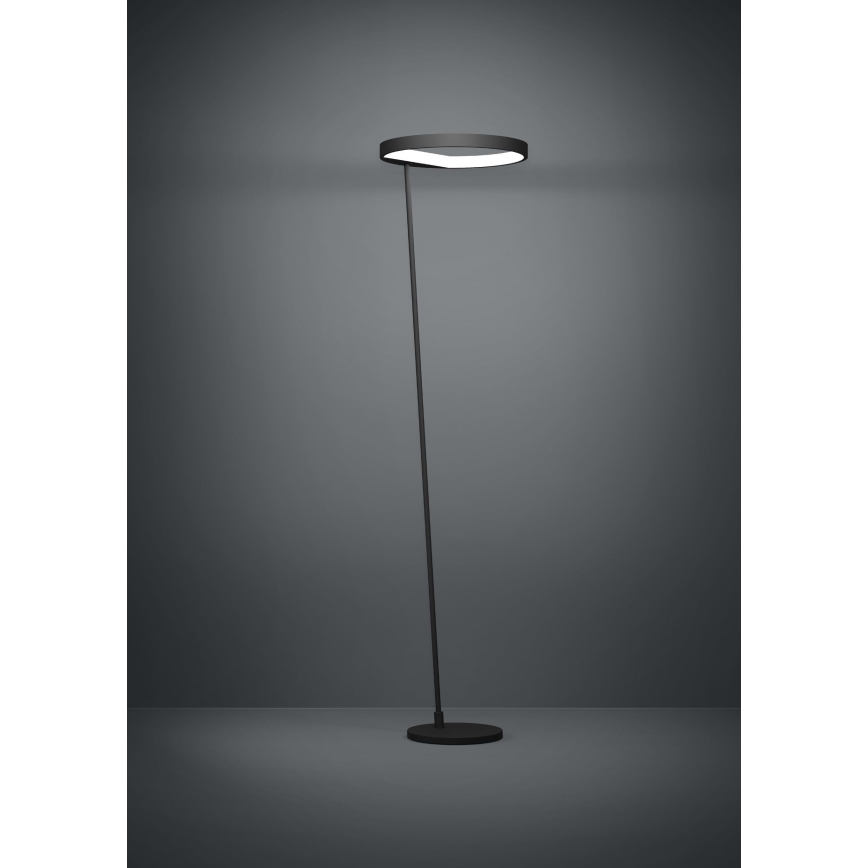 Eglo - Lámpara de pie LED regulable LED/23W/230V 3000K negro