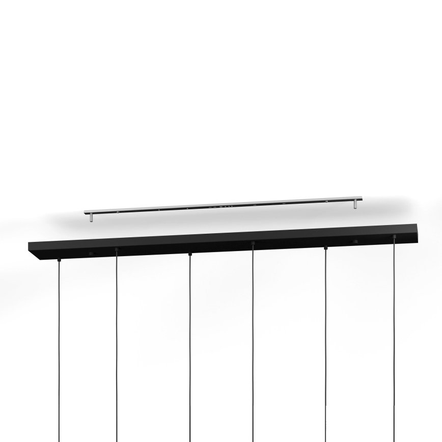 Eglo - Lámpara colgante 6xE27/40W/230V negro