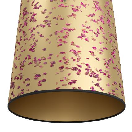 Eglo - Lámpara de pie 1xE27/25W/230V dorado/rosa