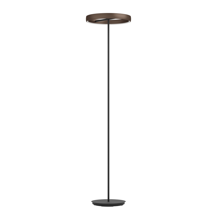 Eglo - Lámpara de pie LED regulable con sensor de movimiento 2xLED/19W/230V 2200-6500K marrón