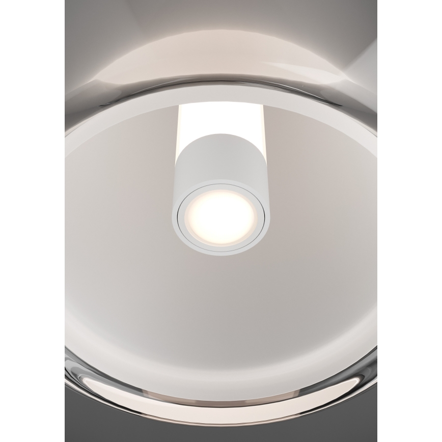 Eglo - Lámpara colgante LED regulable con cable LED/7W/230V + LED/1,6W 2200-6500K negro cromado