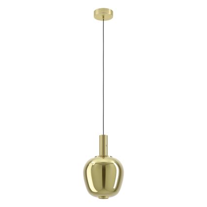 Eglo - Lámpara colgante LED regulable con cable LED/6W/230V + LED/1,6W 2200-6500K Ø 25 cm dorada