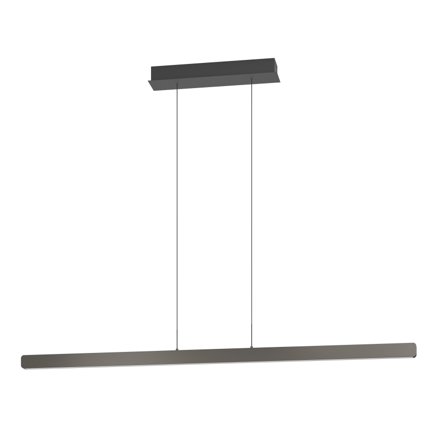 Eglo - Lámpara colgante LED regulable con cable LED/30W/230V negra + mando a distancia