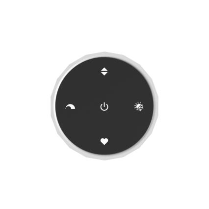Eglo - Lámpara colgante LED regulable con cable LED/30W/230V negra + mando a distancia