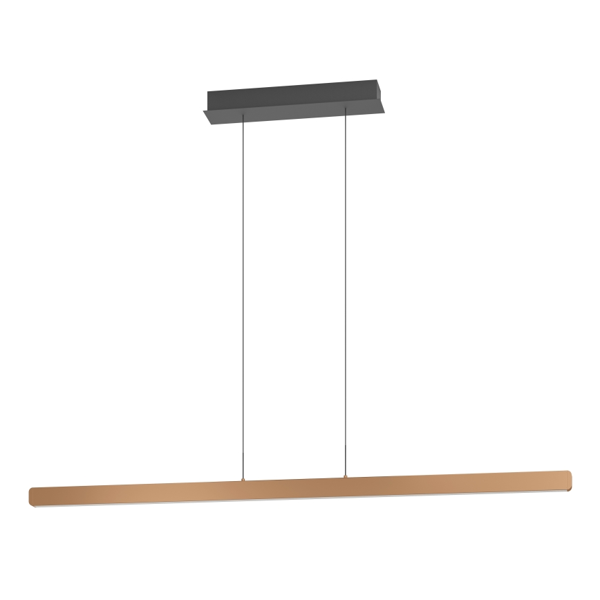 Eglo - Lámpara colgante LED regulable suspendida en cable LED/30W/230V 2200-6500K dorada + mando a distancia