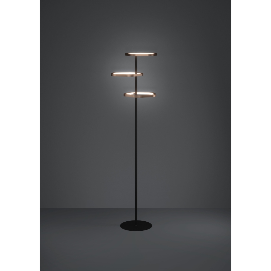 Eglo - Lámpara de pie regulable LED/20W/230V 2200-6500K latón