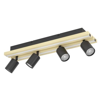 Eglo - Foco empotrable LED 4xLED/2,2W/230V + 2xLED/1,2W + 2xLED/2W beige/negro