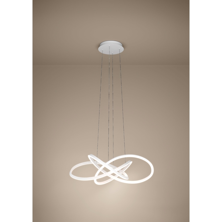 Eglo - Lámpara colgante LED regulable con cable LED/48,7W/230V 2200-6500K blanco + mando a distancia