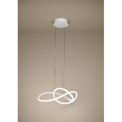Eglo - Lámpara colgante LED regulable con cable LED/40W/230V 2200-6500K blanca + mando a distancia