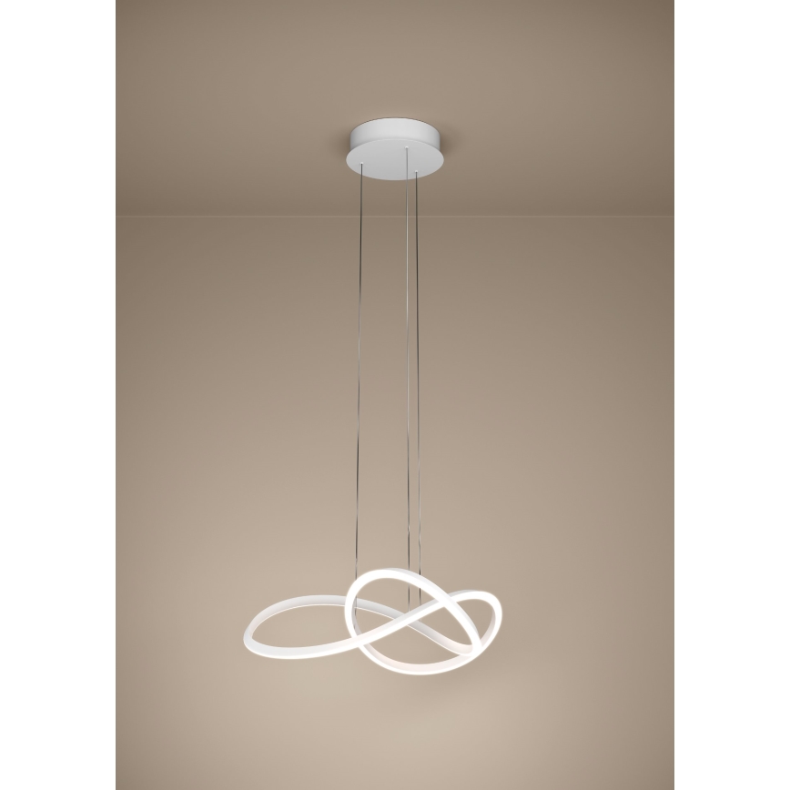 Eglo - Lámpara colgante LED regulable con cable LED/40W/230V 2200-6500K blanca + mando a distancia