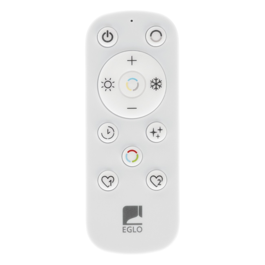 Eglo - Lámpara colgante LED regulable con cable LED/50W/230V 2200-6500K negra + mando a distancia
