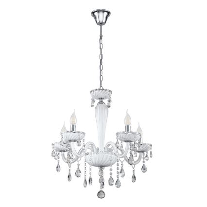 Eglo 39113- Lámpara colgante CARPENTO 5xE14/40W/230V