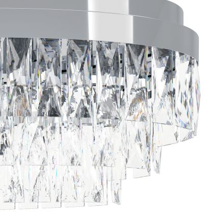 Eglo - Lámpara de araña de luces con cadena 13xE14/40W/230V cromo brillante