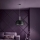 Eglo 39588 - Lámpara colgante con cable MONTE FUERTE 3xE27/10W/230V negra