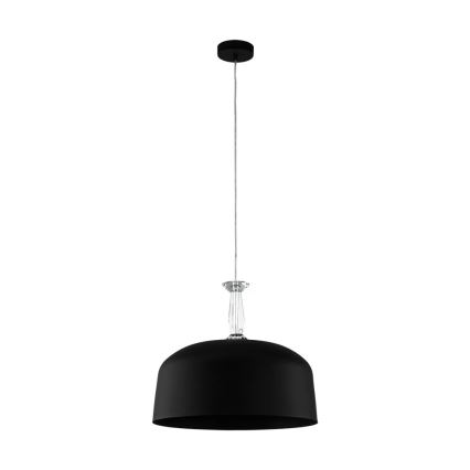 Eglo 39588 - Lámpara colgante con cable MONTE FUERTE 3xE27/10W/230V negra