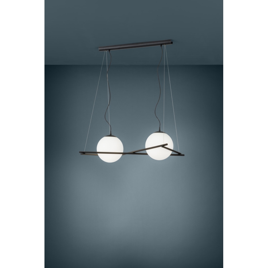 Eglo 39592 - Lámpara colgante con cable SALVEZINAS 2xE27/25W/230V