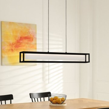 Eglo 39629 - Lámpara colgante regulable LED GUALAJO LED/27W/230V negro
