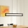 Eglo 39629 - Lámpara colgante regulable LED GUALAJO LED/27W/230V negro