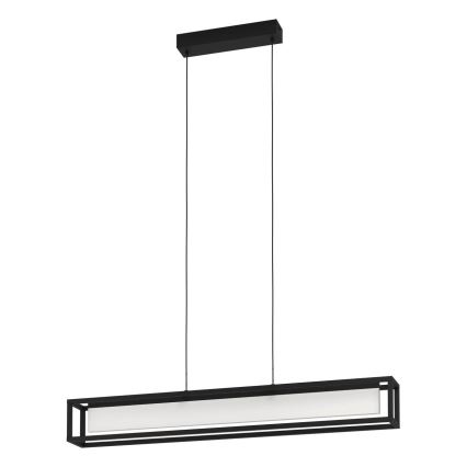 Eglo 39629 - Lámpara colgante regulable LED GUALAJO LED/27W/230V negro