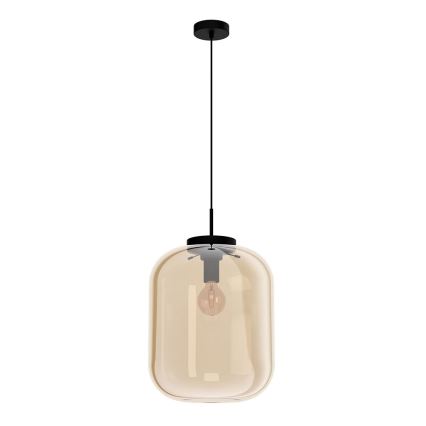Eglo - Lámpara de araña de cable 1xE27/40W/230V dia. 35 cm beige