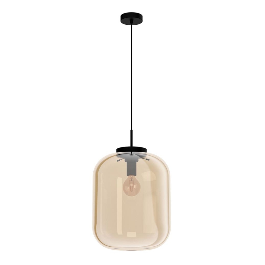 Eglo - Lámpara de araña de cable 1xE27/40W/230V dia. 35 cm beige