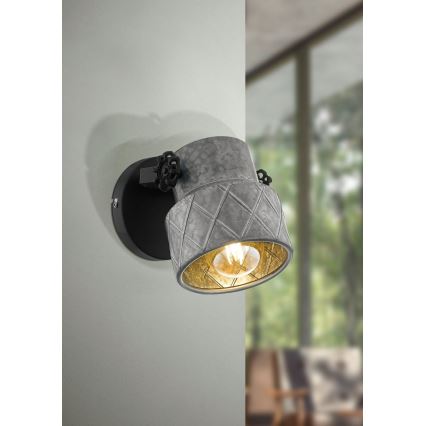Eglo 39868 - Aplique de pared HILCOTT 1xE27/40W/230V