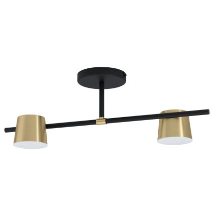 Eglo - Lámpara de techo LED 2xGU10/4,6W/230V 3000K dorado
