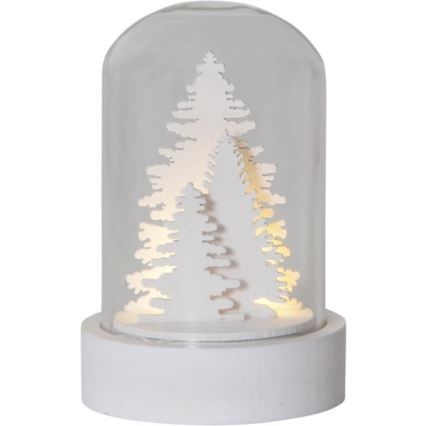 Eglo - Juego de 3 adornos navideños LED, 0,06 W, 1 x CR2032, blanco