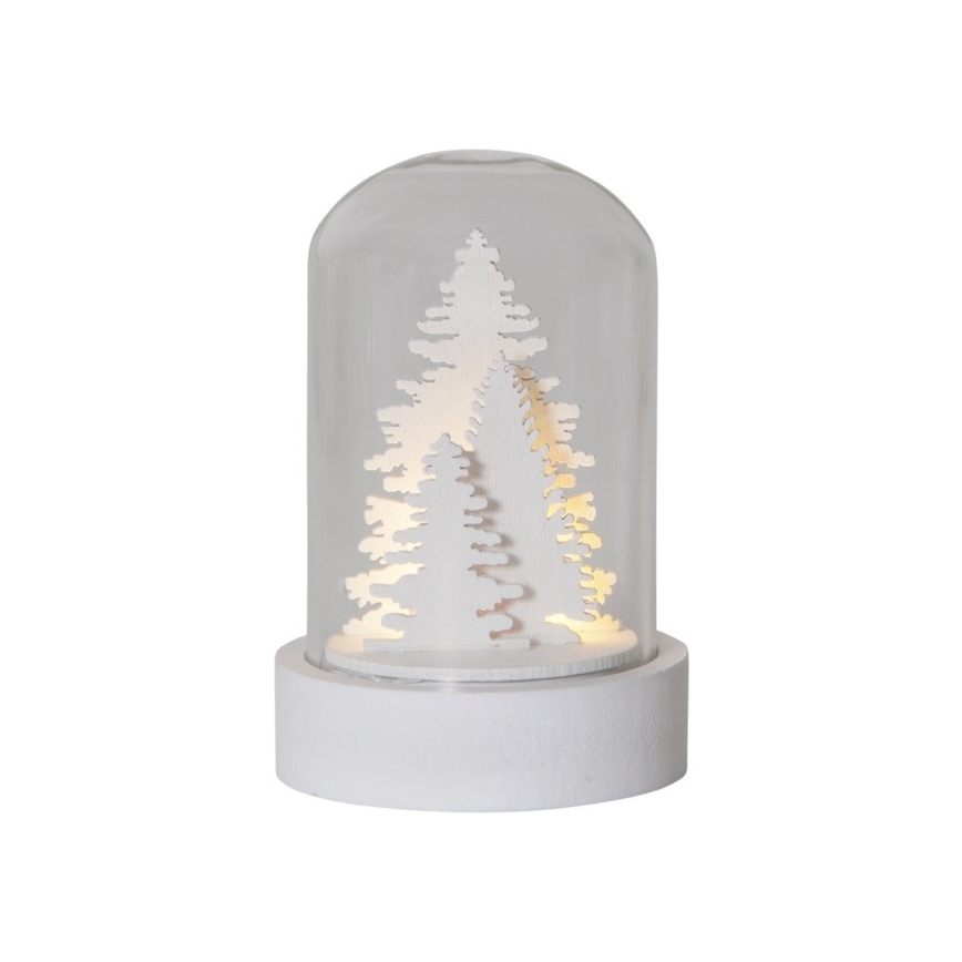 Eglo - Juego de 3 adornos navideños LED, 0,06 W, 1 x CR2032, blanco