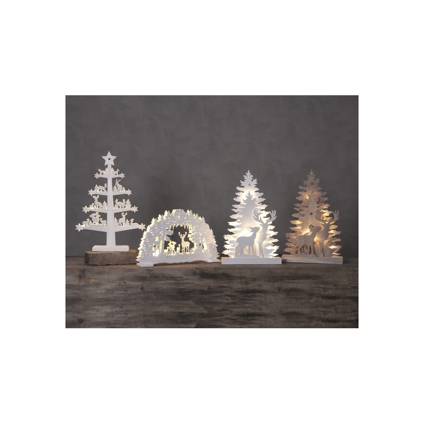Eglo - Decoración de Navidad LED 10xLED/0,03W/2xAA