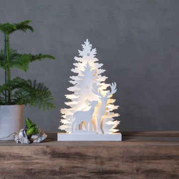 Eglo 410417 - Decoración navideña LED FAUNA 10xLED/0,03W/2xAA