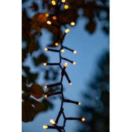 Eglo - Guirnalda LED para exterior 800 LED 21 m IP44 blanco cálido