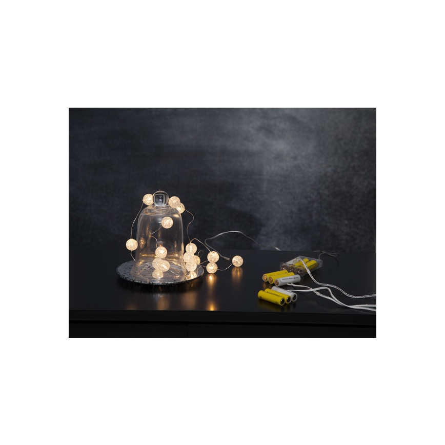 Eglo - Guirnalda LED 15xLED/3xAA 1,4m