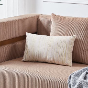 Eglo 420018 - Cojín decorativo CHEVERY 30x50 cm crema/dorado