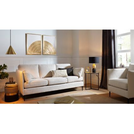 Eglo 420018 - Cojín decorativo CHEVERY 30x50 cm crema/dorado