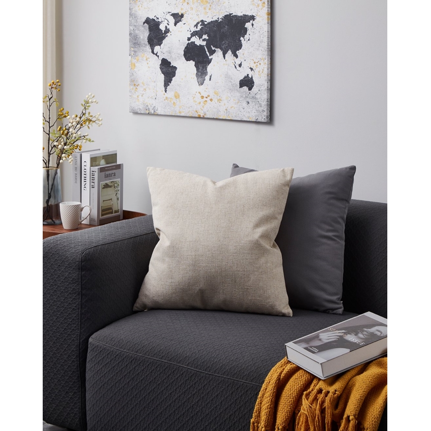 Eglo 420033 - Cojín decorativo ILES 50x50 cm beige