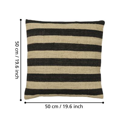 Eglo 420045 - Cojín decorativo CHEVERY 50x50 cm marrón