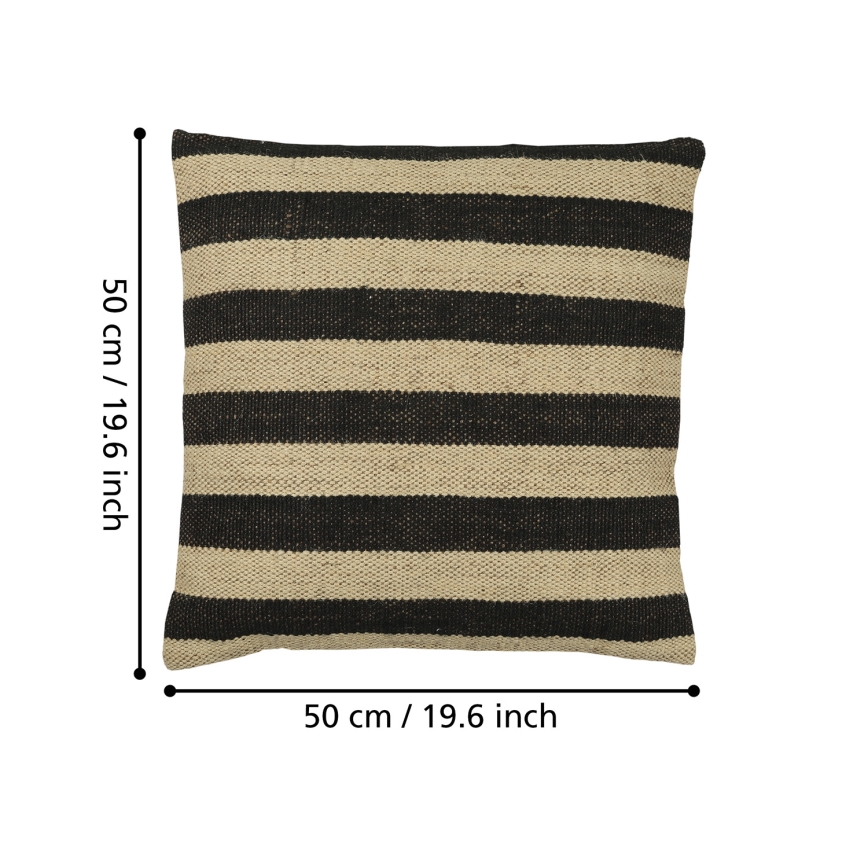 Eglo 420045 - Cojín decorativo CHEVERY 50x50 cm marrón