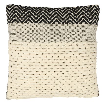 Eglo 420049 - Cojín decorativo CHEVERY 50x50 cm crema/negro