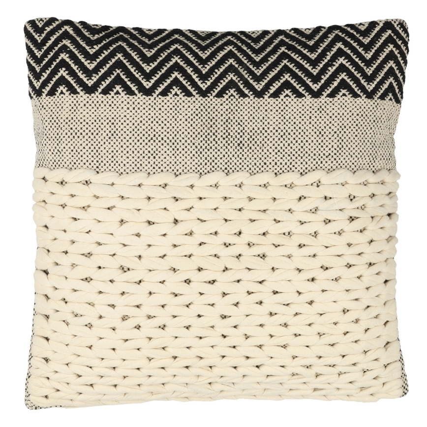 Eglo 420049 - Cojín decorativo CHEVERY 50x50 cm crema/negro